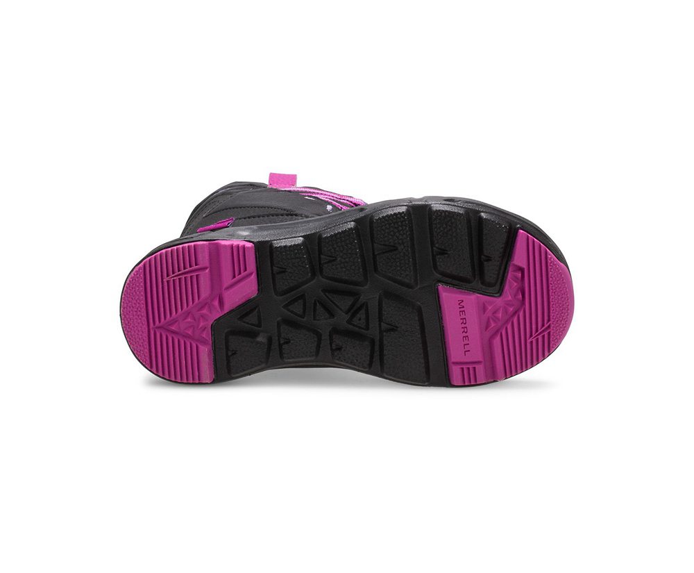 Merrell Boots Black - Snow Quest Lite 2.0 Waterproof - Kids 97DXBHYJE